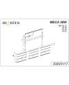 MECA * LÁMPARA LINEAL 28W 3000K NEGRA
